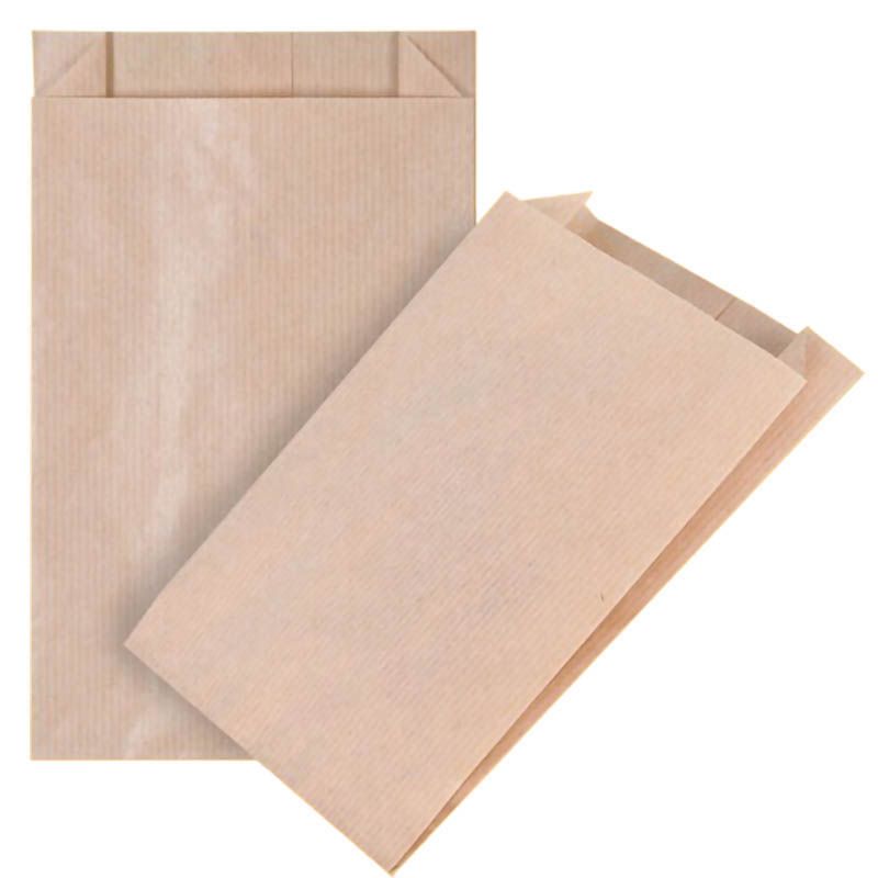 Flat bottom paper bag Brown