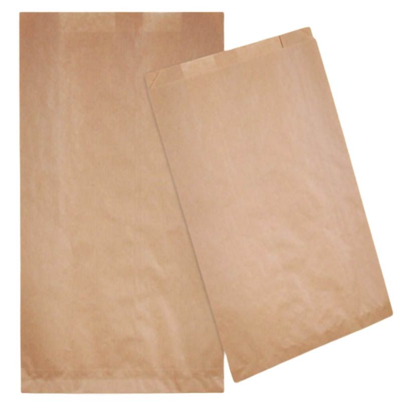 Flat bottom paper bag