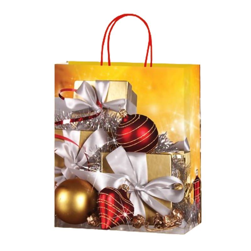 Golden gift bag