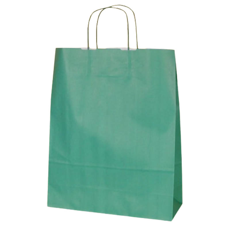 Green paper bag