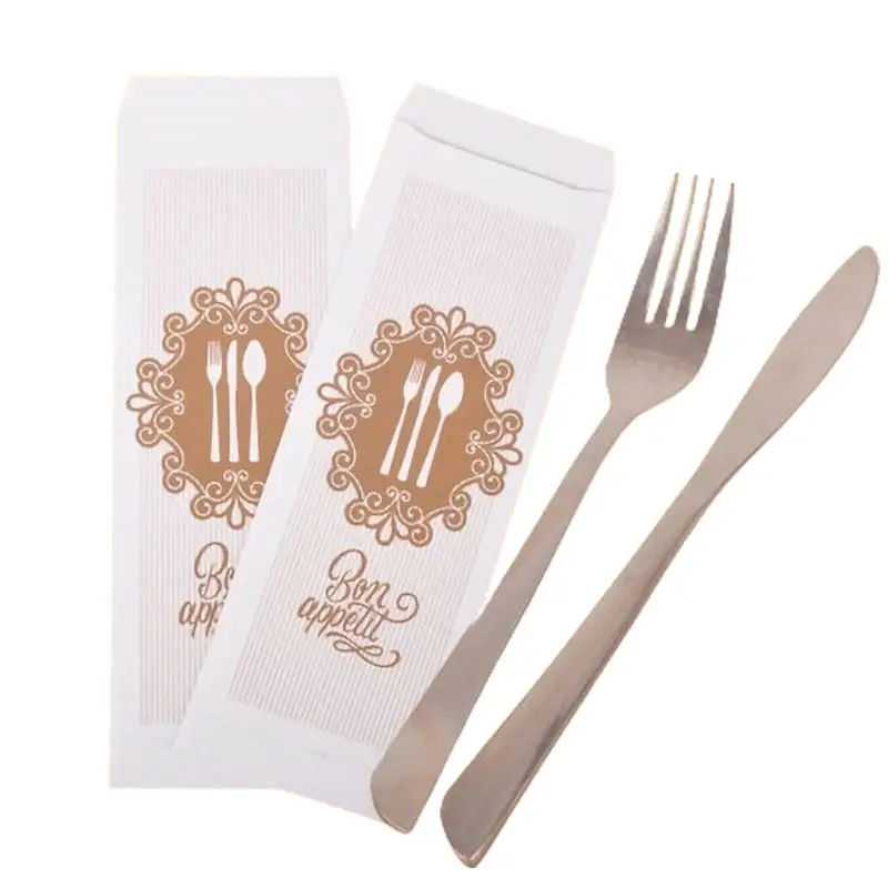 Paper bag for cutlery