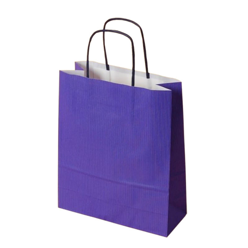 Paper bag violet