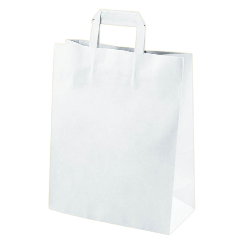 White paper shopping bag